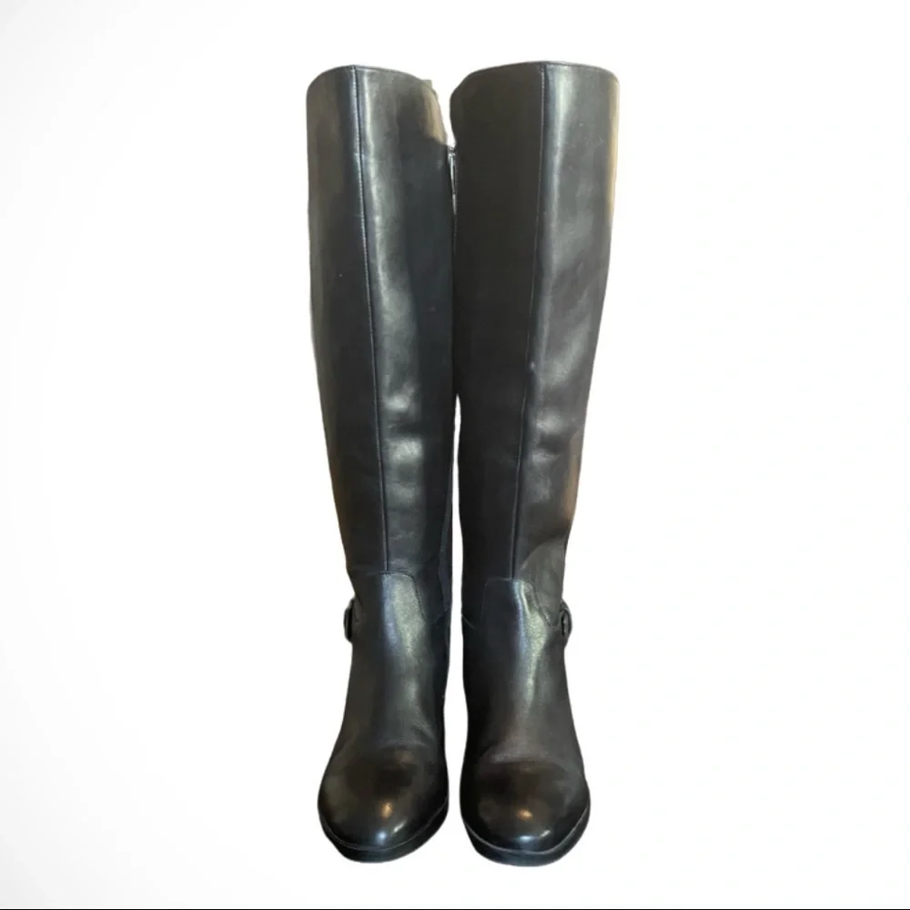 Marc Fisher Damsel Tall Leather Boots - Size 9M - Picture 9 of 14